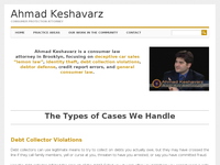 AHMAD KESHAVARZ website screenshot