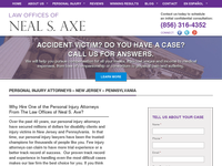 NEAL AXE website screenshot