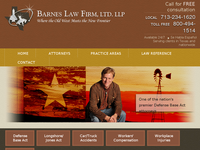 HARRIS BARNES III website screenshot