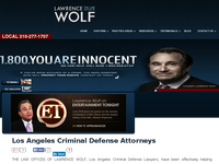 LAWRENCE WOLF website screenshot