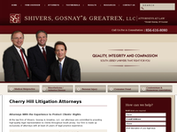 GREGG SHIVERS website screenshot