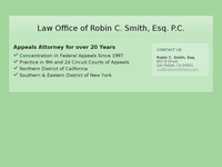 ROBIN SMITH website screenshot