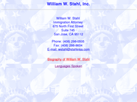 WILLIAM STAHL website screenshot