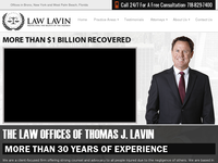 THOMAS LAVIN website screenshot