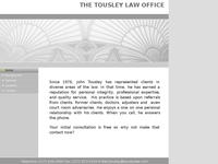 JOHN TOUSLEY website screenshot