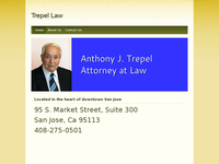 ANTHONY TREPEL website screenshot