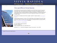 SILVIA RAVIOLA website screenshot