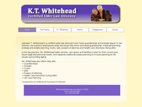 K WHITEHEAD website screenshot