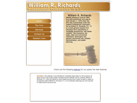 WILLIAM RICHARDS website screenshot