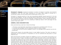 FERNANDO ZAZUETA website screenshot