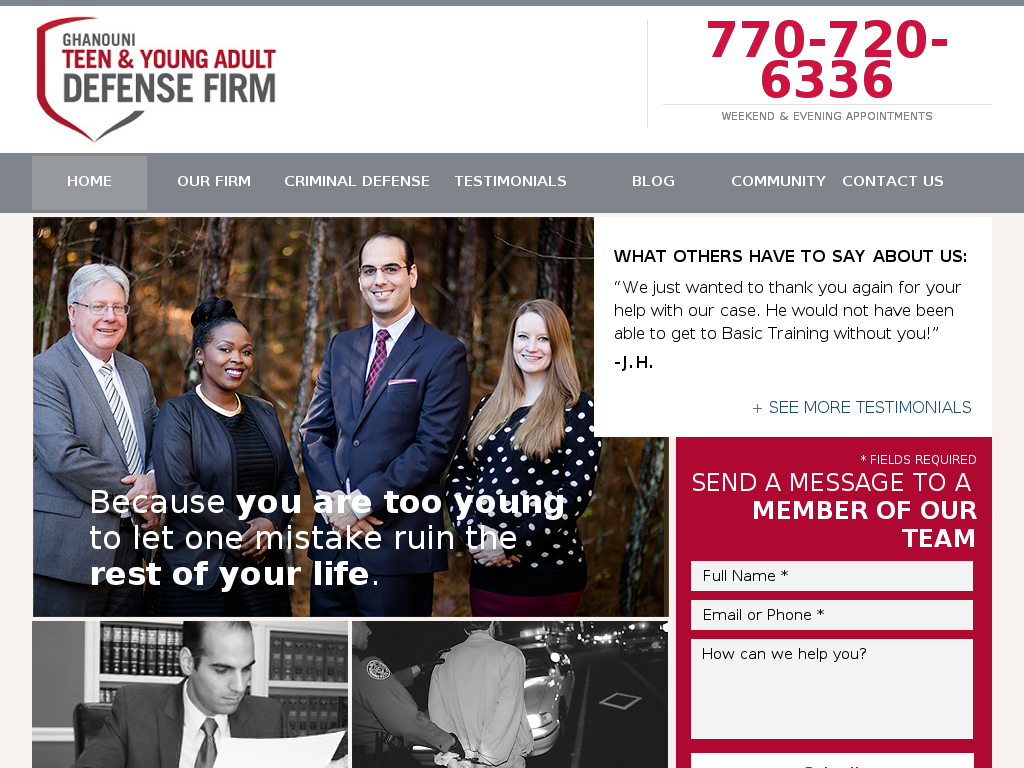 website screenshot