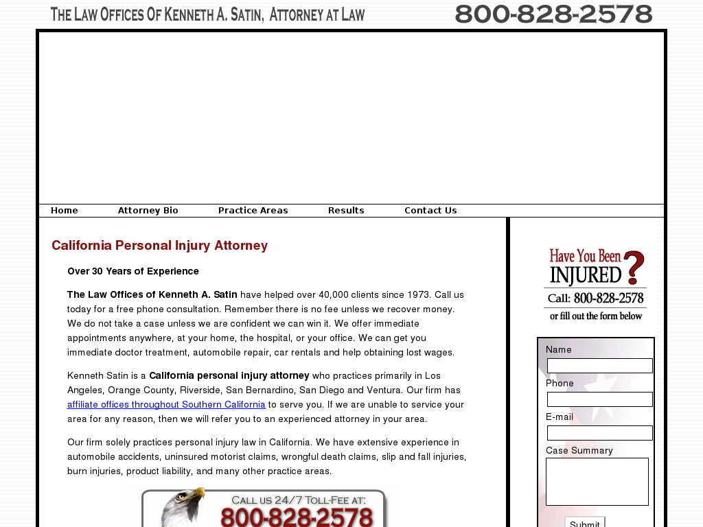 website screenshot