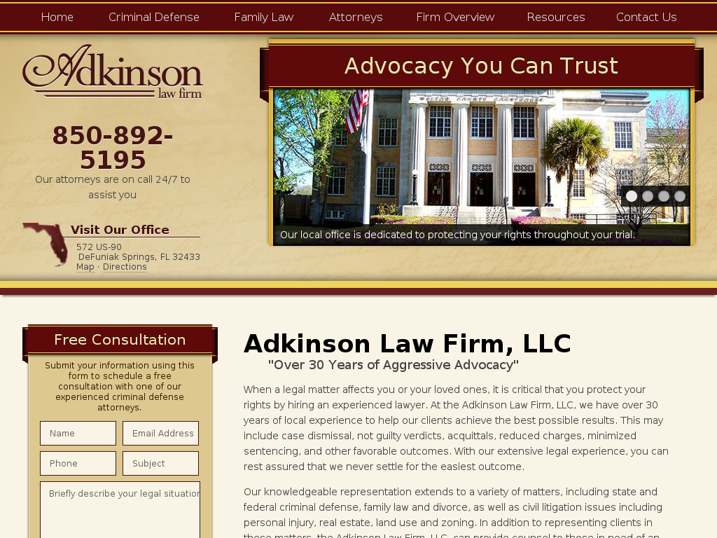 website screenshot