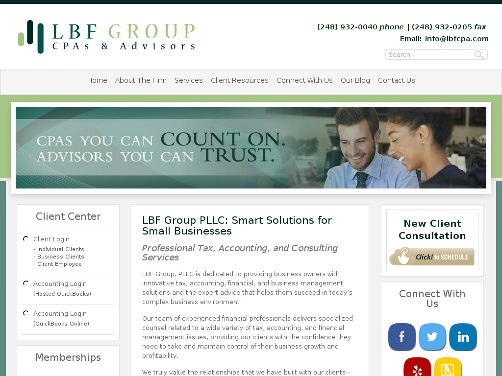 website screenshot
