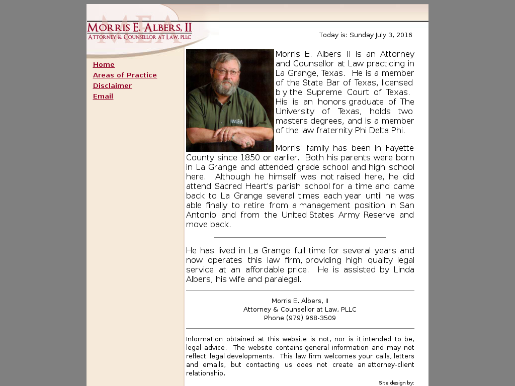 website screenshot