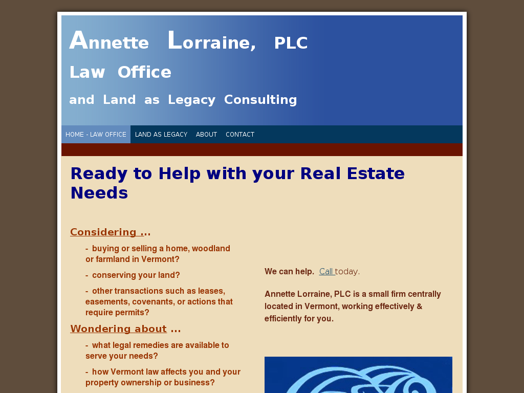 website screenshot