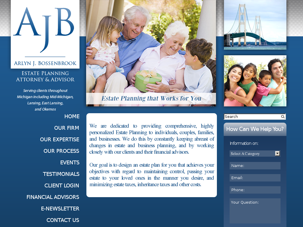 website screenshot