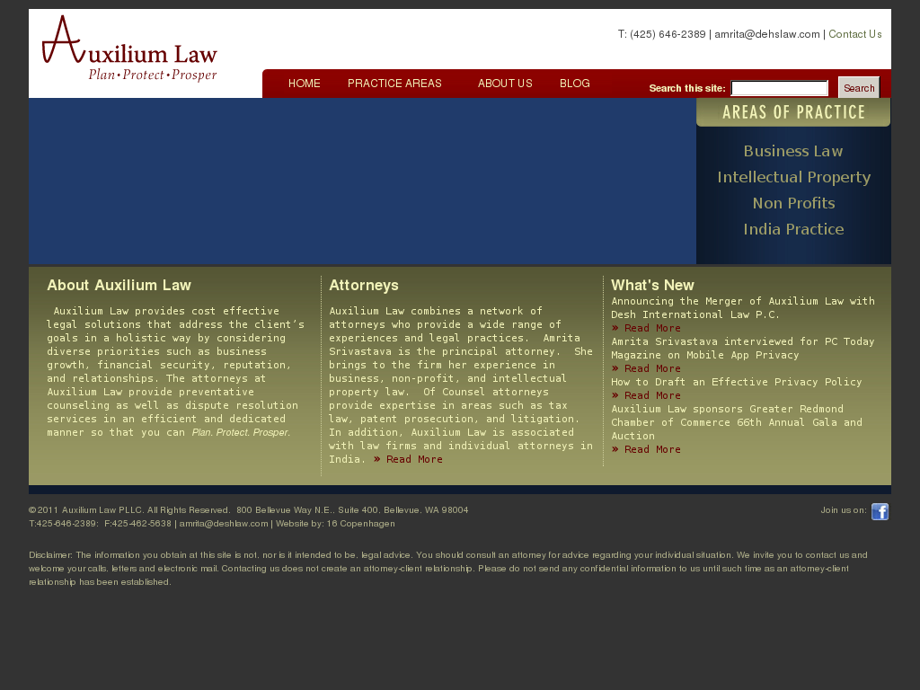   website screenshot