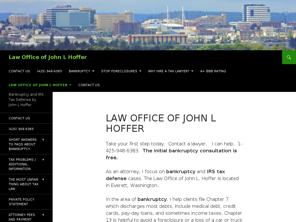 website screenshot