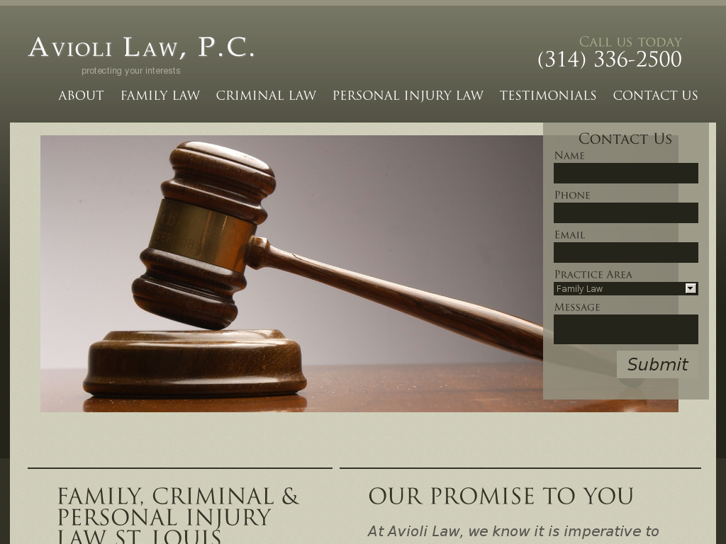 website screenshot