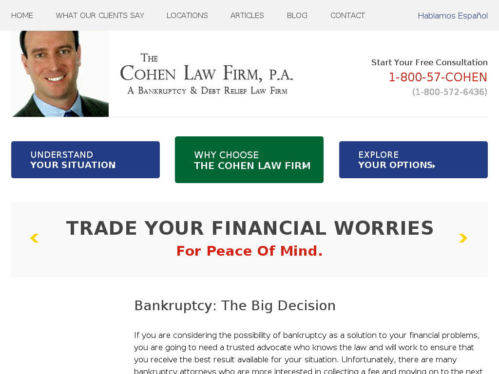 website screenshot