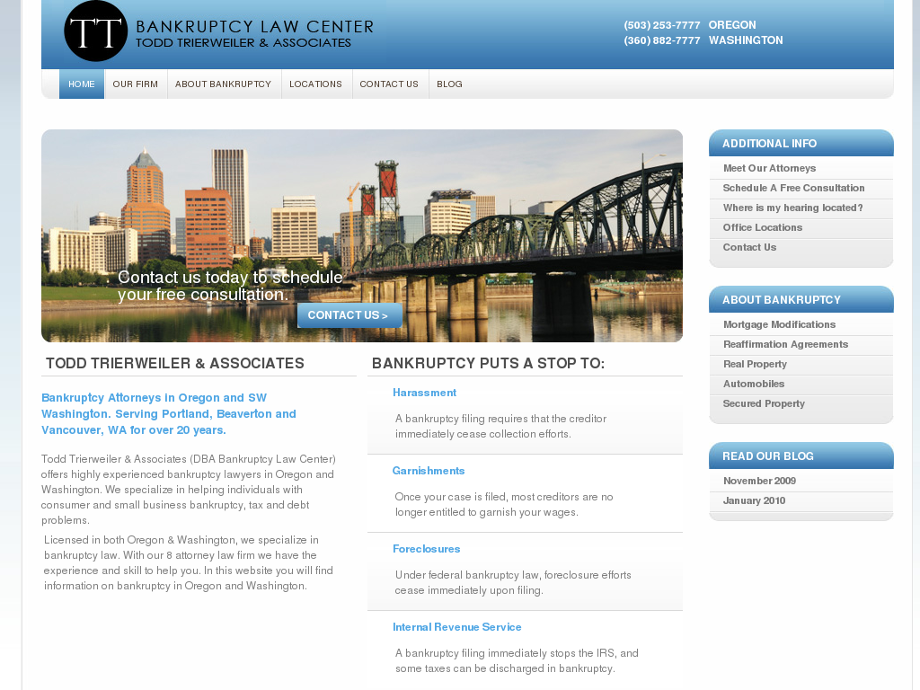 website screenshot
