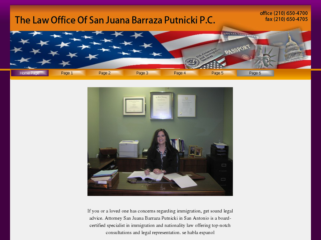 website screenshot