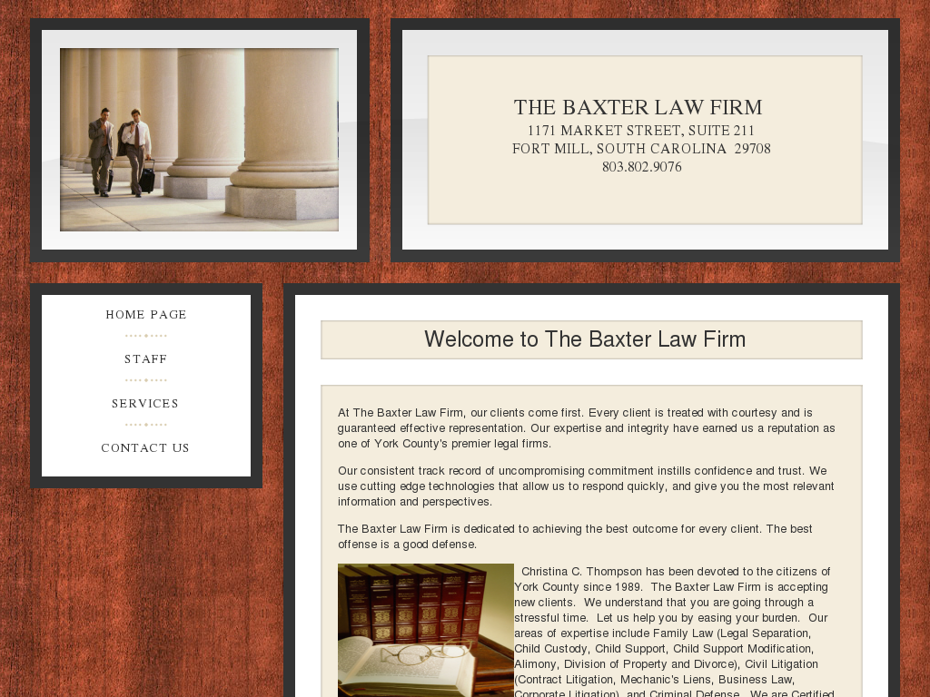 website screenshot