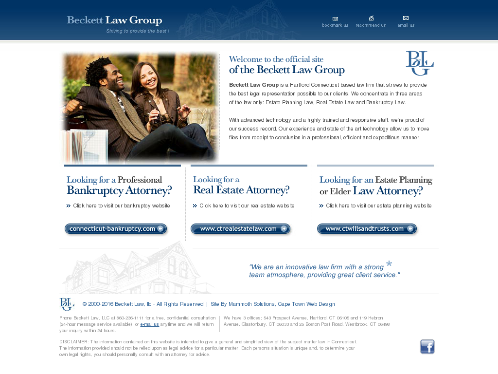 website screenshot