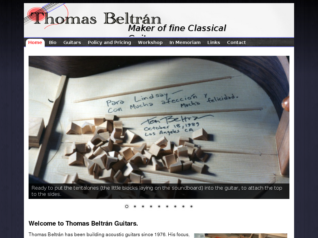 website screenshot