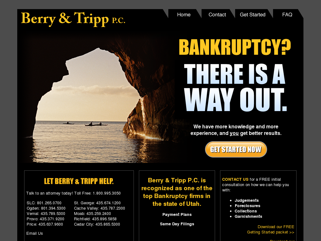website screenshot