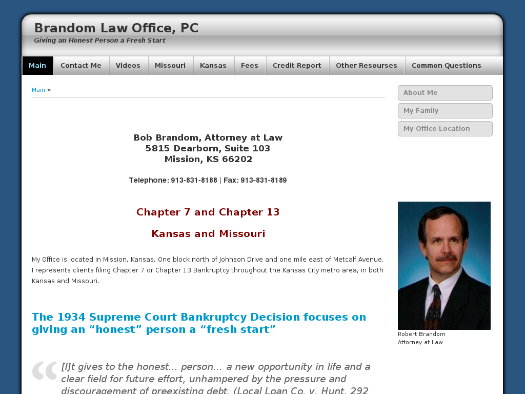 website screenshot