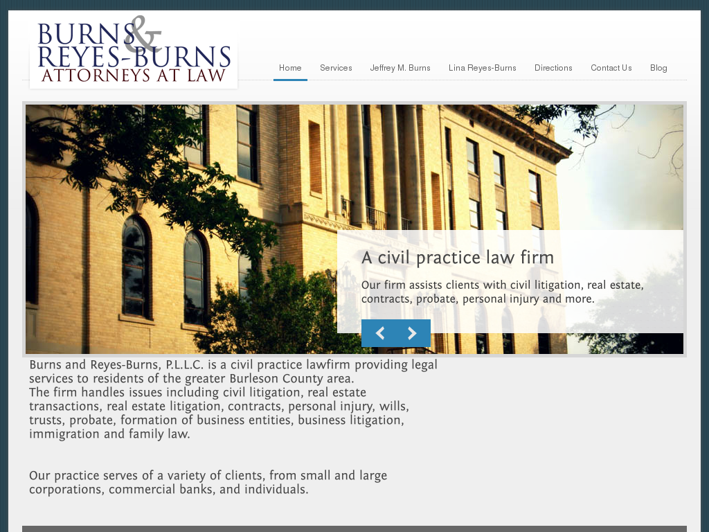 website screenshot