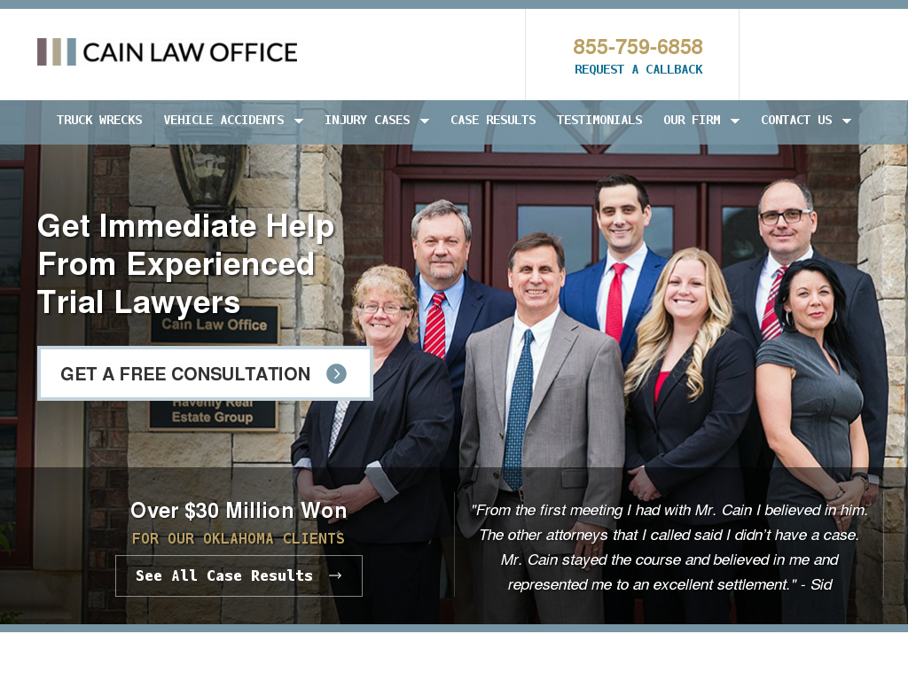 website screenshot