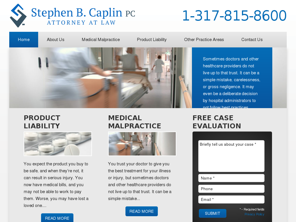 website screenshot