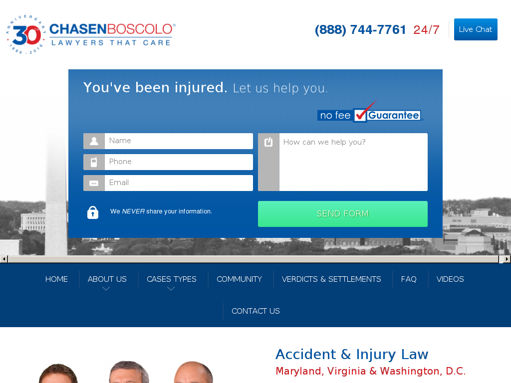 website screenshot