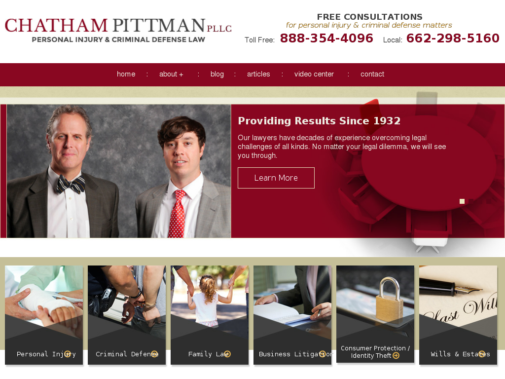 website screenshot