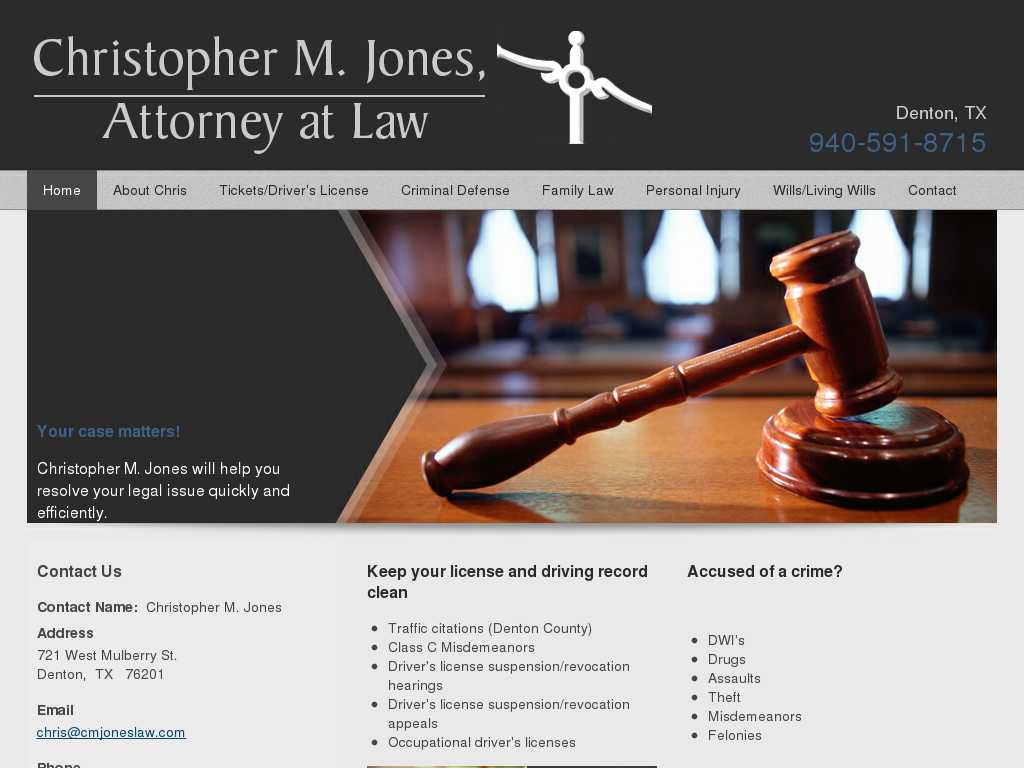 website screenshot