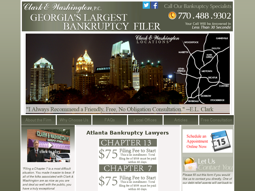 website screenshot