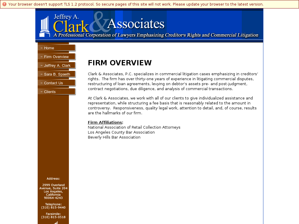 website screenshot