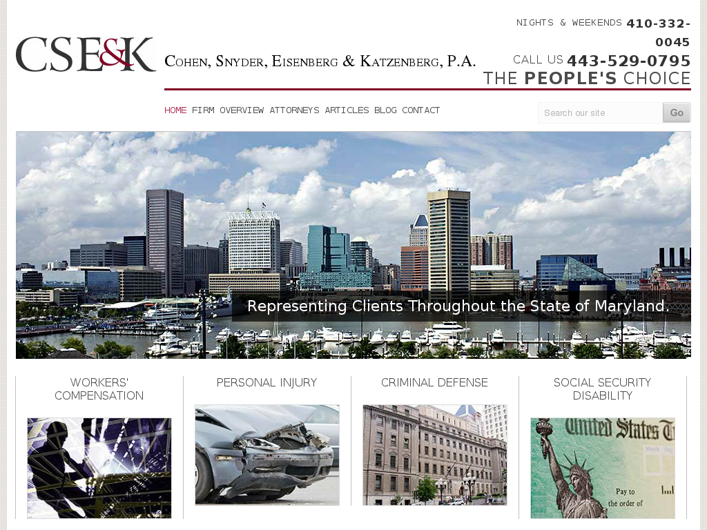 website screenshot