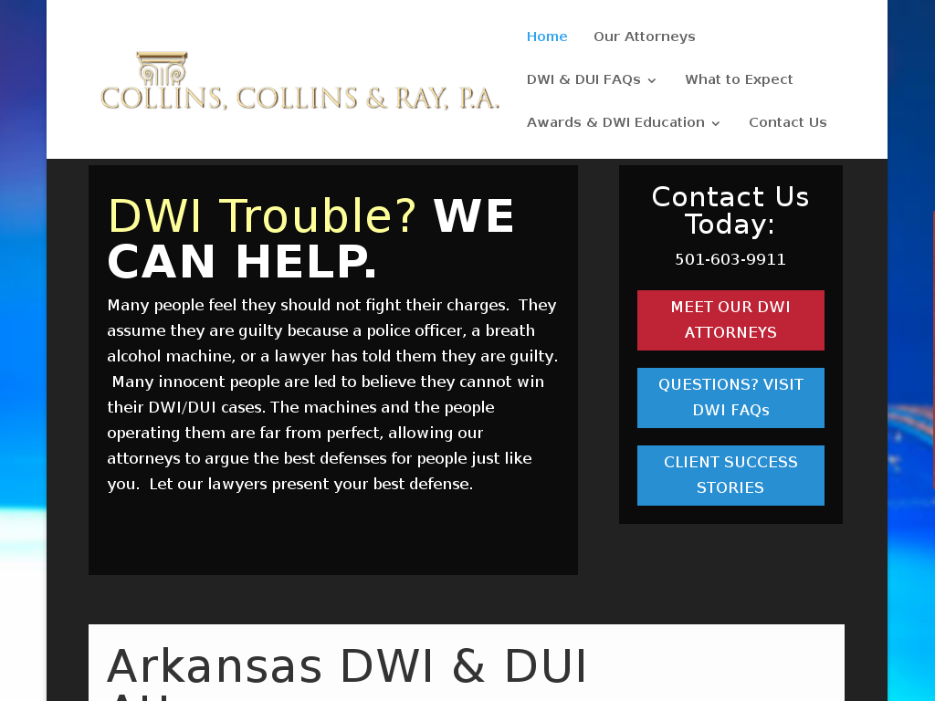 website screenshot