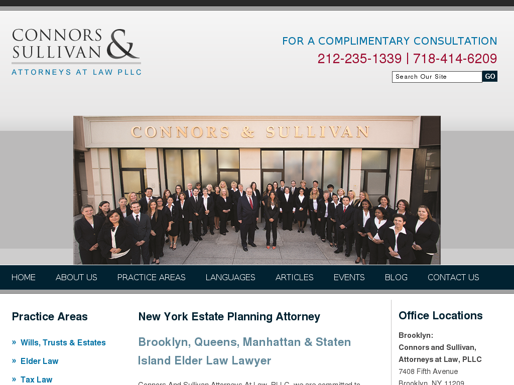 website screenshot
