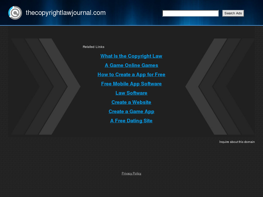 website screenshot