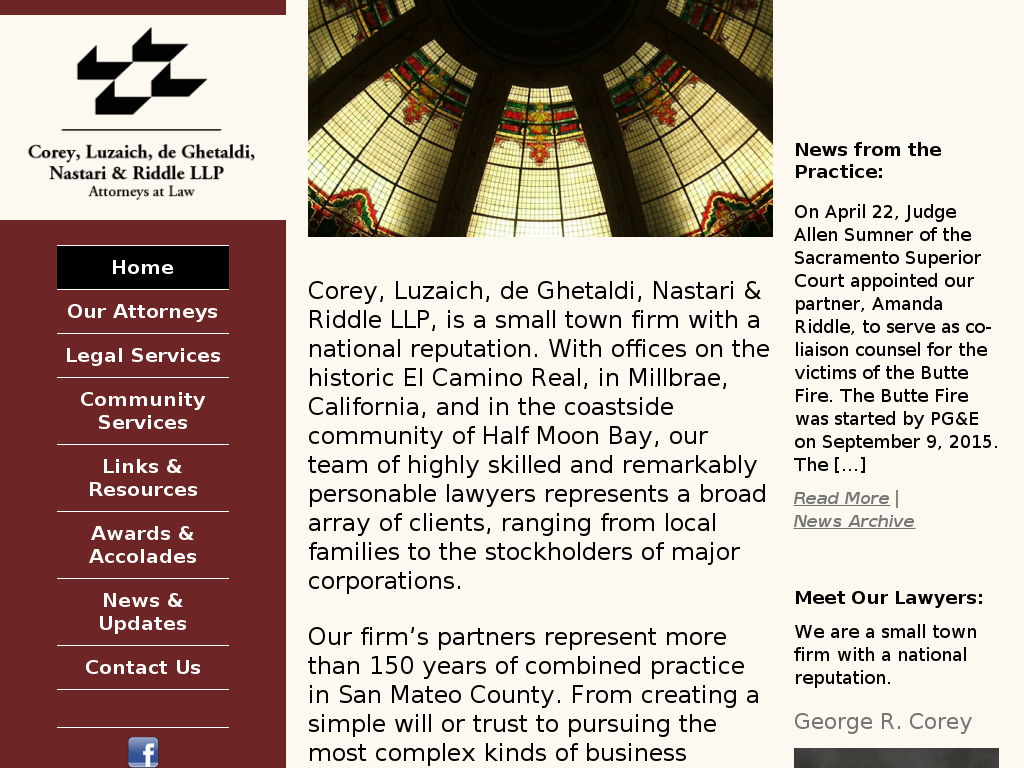 website screenshot