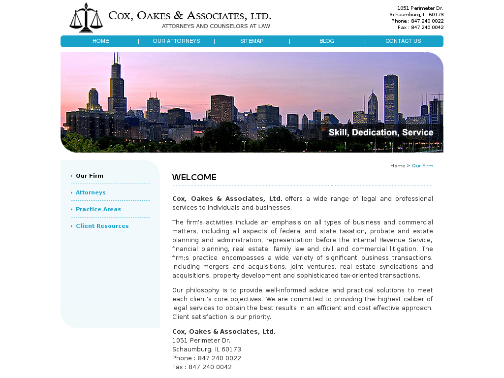 website screenshot