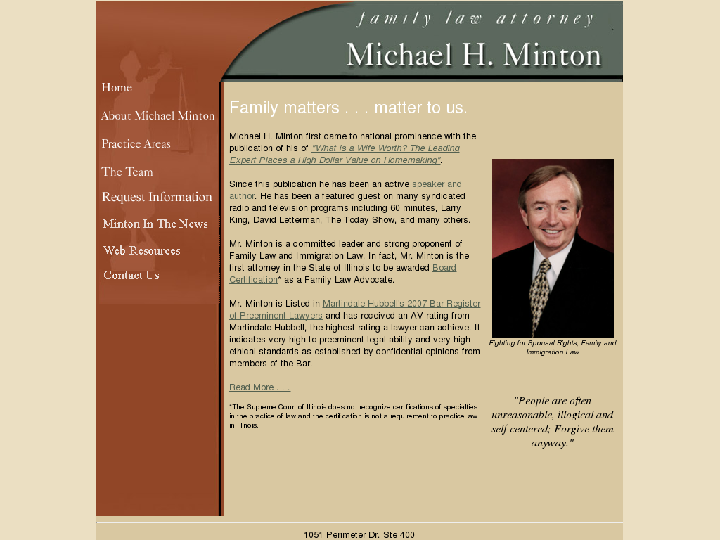website screenshot
