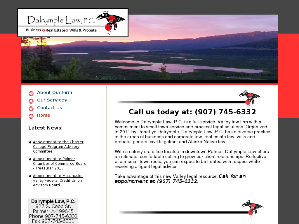 website screenshot