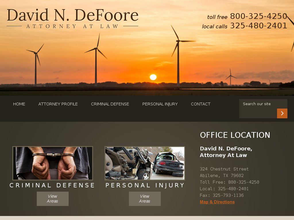 website screenshot