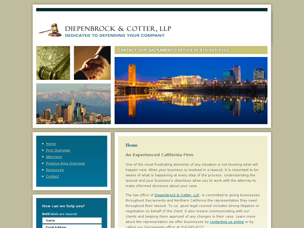 website screenshot